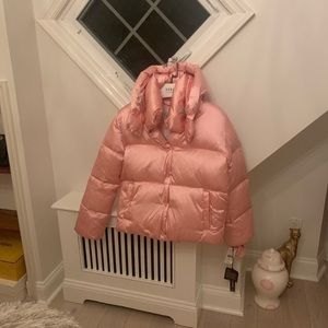 NWOT Sam Sydney pink Satin Jacket